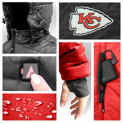 Kansas City Chiefs ActionHeat Women's 5V Battery Heated Insulated Puffer Full-Zip Jacket | NFL Near me