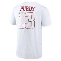 San Francisco 49ers Brock Purdy  Outline Player T-Shirt | NFL On sale