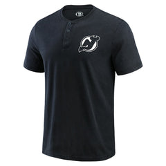 New Jersey Devils Darius Rucker Collection by Fanatics Fanatics Fest Washed Henley T-Shirt -  NHL T-shirts