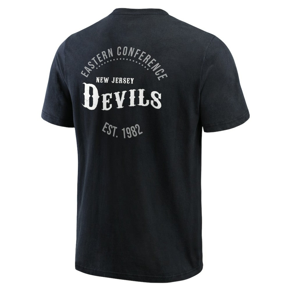 New Jersey Devils Darius Rucker Collection by Fanatics Fanatics Fest Washed Henley T-Shirt -  NHL T-shirts
