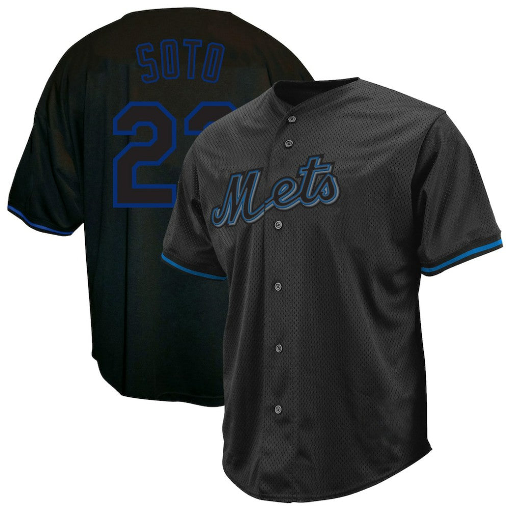 Juan Soto New York Mets Profile Big & Tall Pop Fashion Jersey - MLB Jerseys