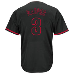 Bryce Harper Philadelphia Phillies Profile Big & Tall Pop Fashion Jersey - MLB Jerseys