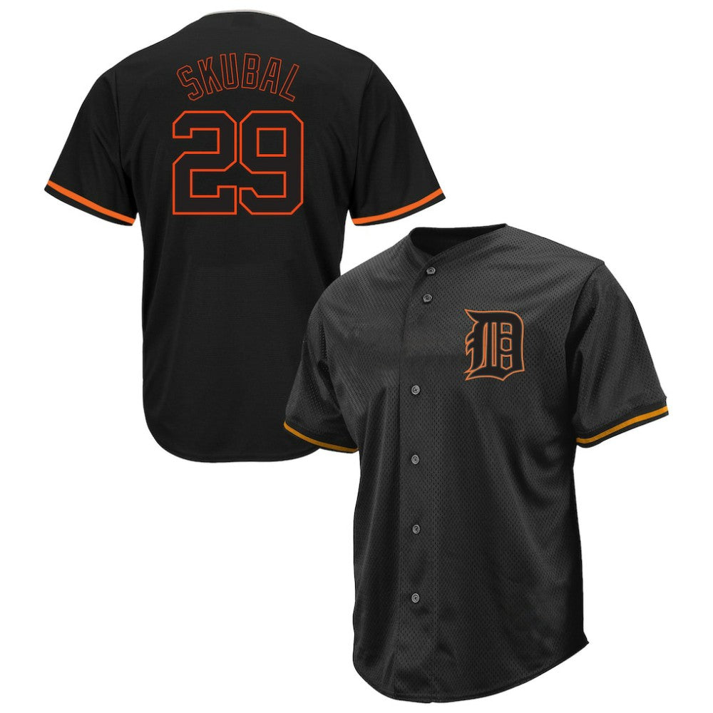 Tarik Skubal Detroit Tigers Profile Big & Tall Pop Fashion Jersey - MLB Jerseys