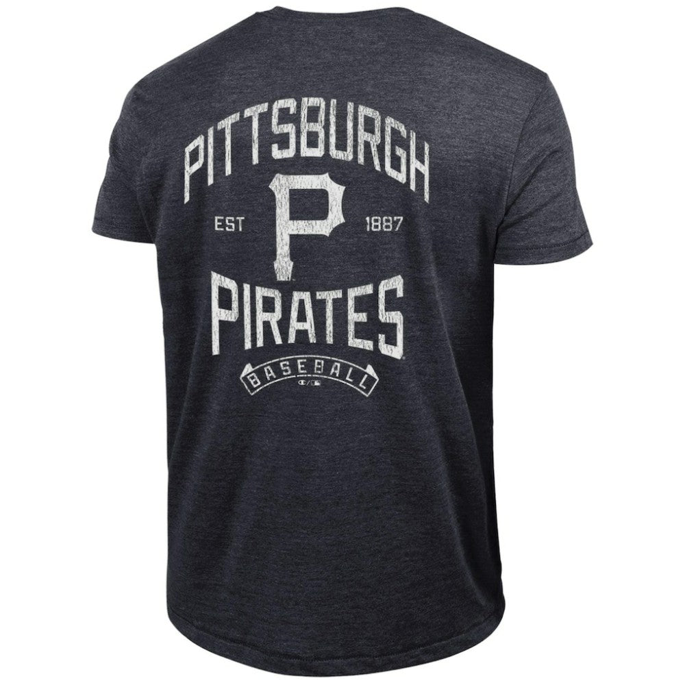 Pittsburgh Pirates Champion Vintage 3-Hit Tri-Blend T-Shirt - MLB T-shirts