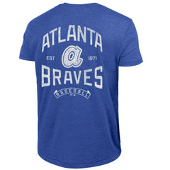 Atlanta Braves Champion Vintage 3-Hit Tri-Blend T-Shirt - MLB T-shirts