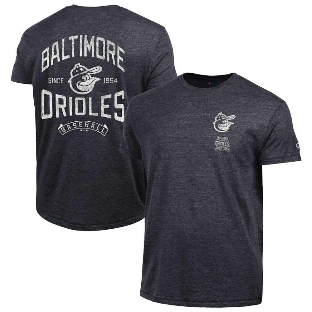 Baltimore Orioles Champion Vintage 3-Hit Tri-Blend T-Shirt - MLB T-shirts