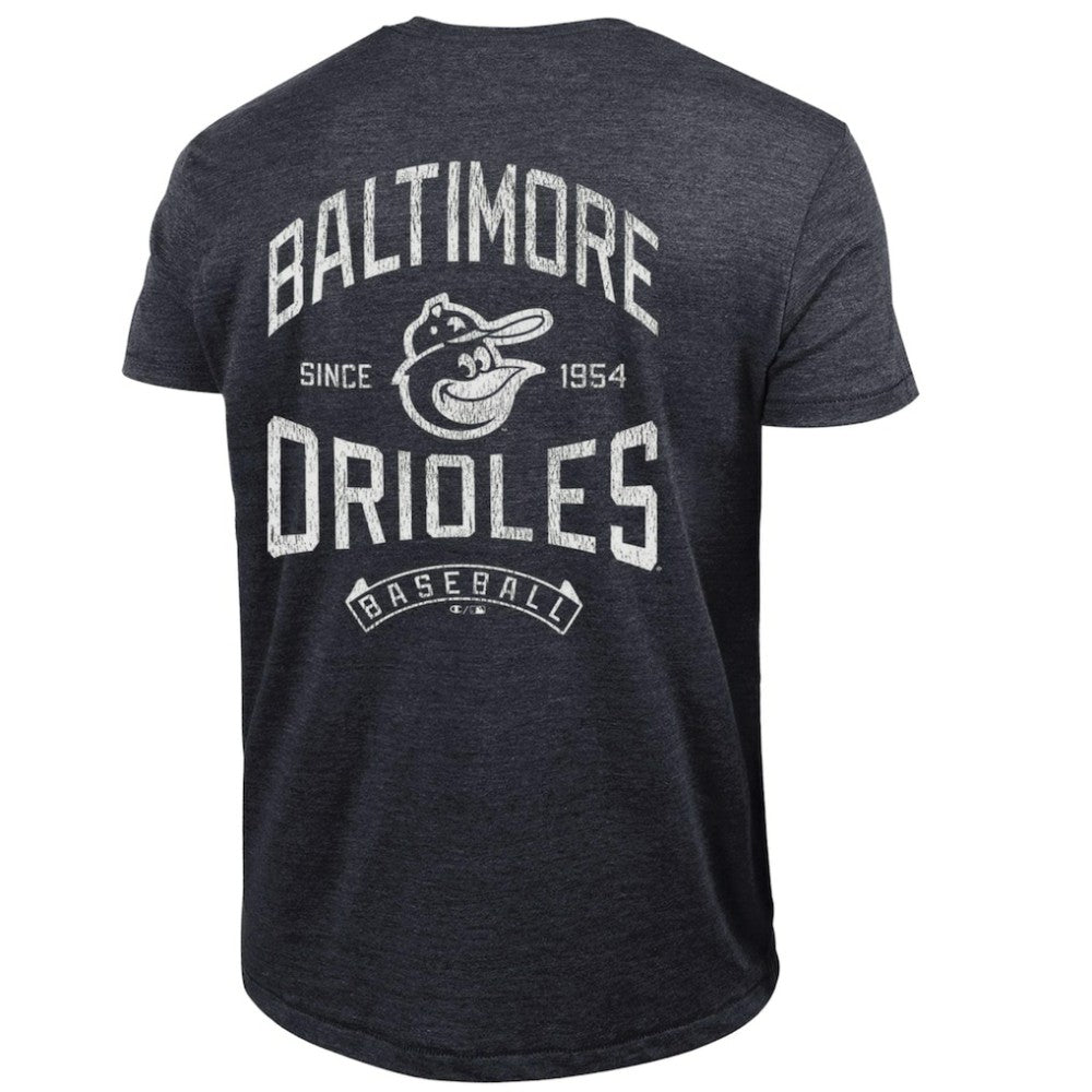 Baltimore Orioles Champion Vintage 3-Hit Tri-Blend T-Shirt - MLB T-shirts
