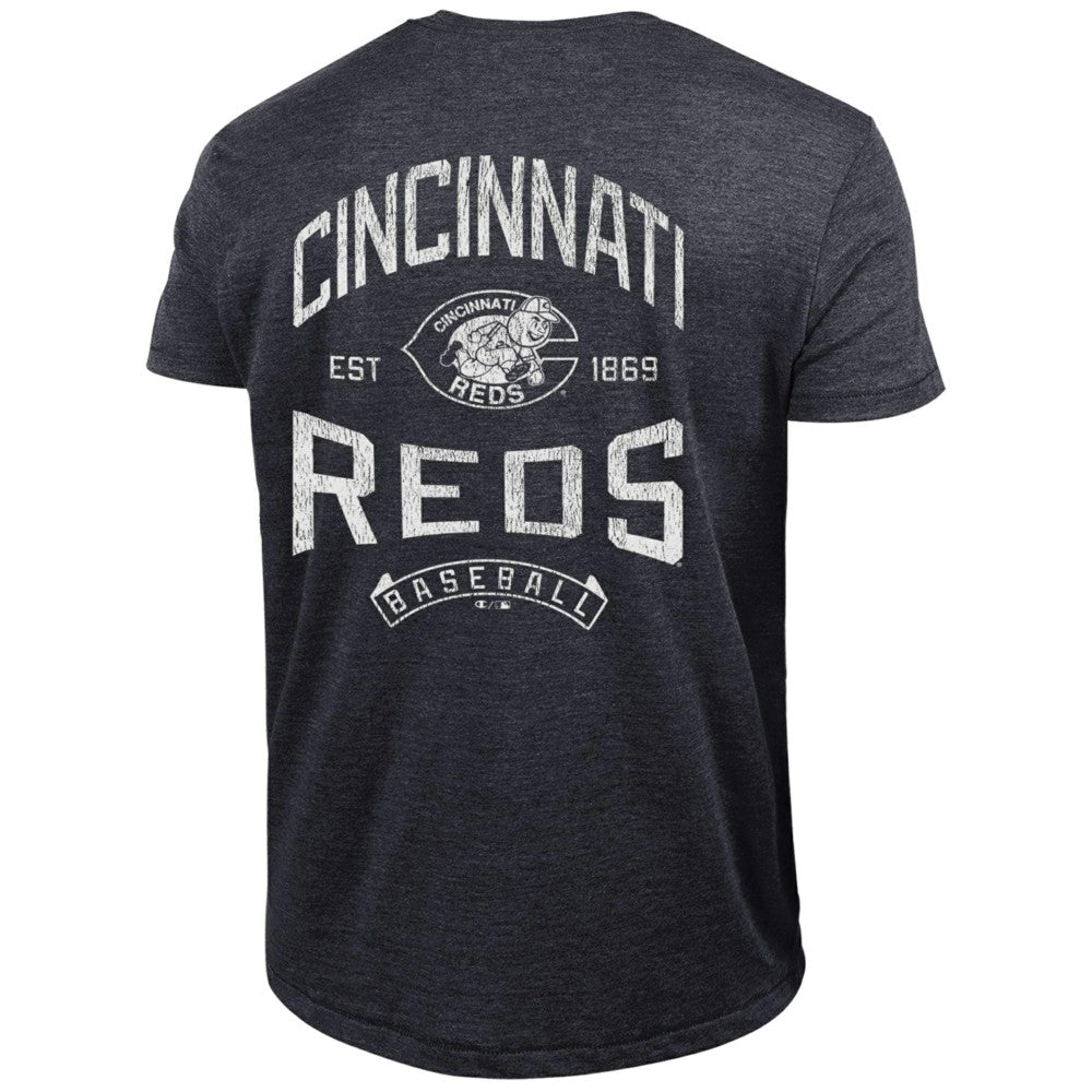 Cincinnati Reds Champion Vintage 3-Hit Tri-Blend T-Shirt - MLB T-shirts