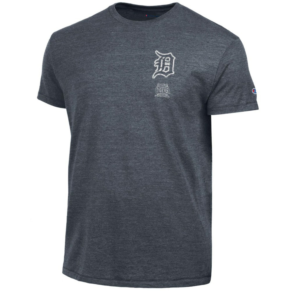Detroit Tigers Champion Vintage 3-Hit Tri-Blend T-Shirt - MLB T-shirts