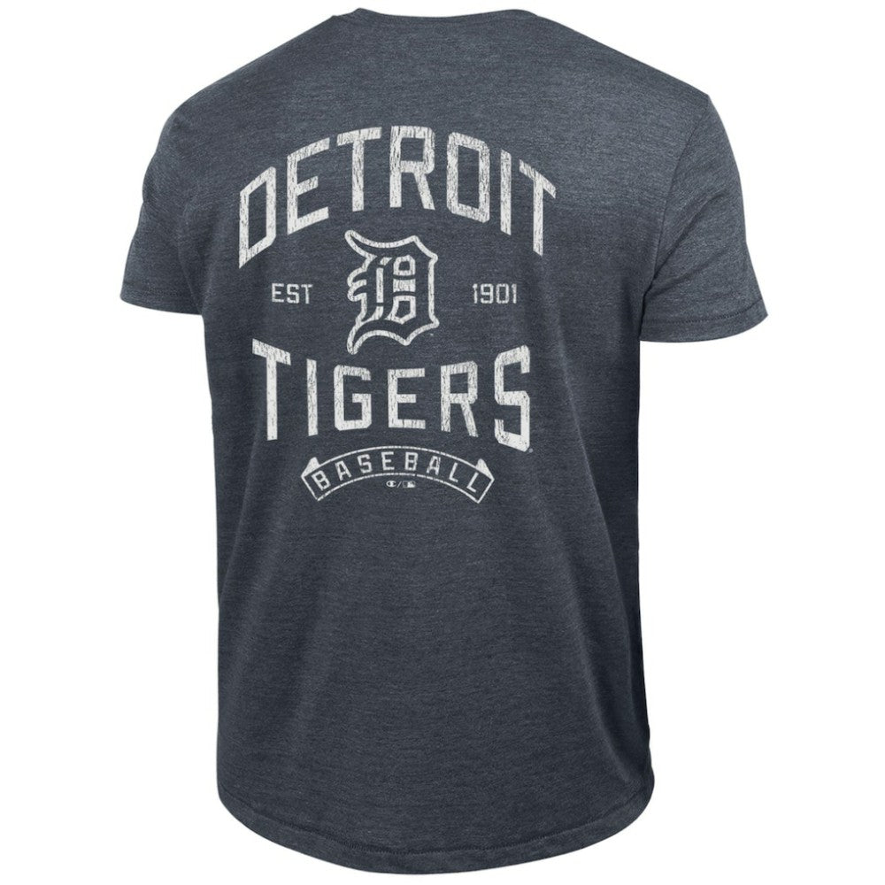 Detroit Tigers Champion Vintage 3-Hit Tri-Blend T-Shirt - MLB T-shirts
