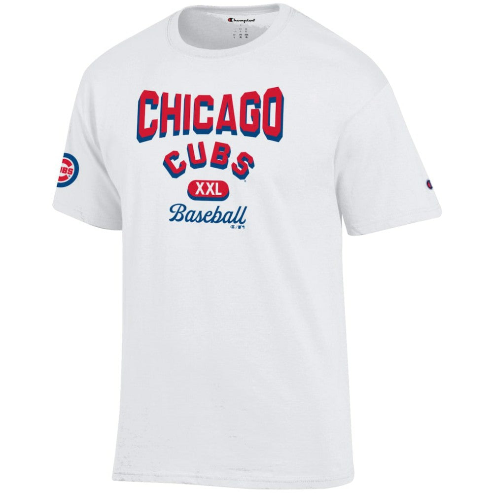 Chicago Cubs Champion 3-Hit Jersey T-Shirt - MLB Jerseys