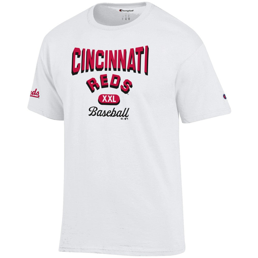 Cincinnati Reds Champion 3-Hit Jersey T-Shirt - MLB Jerseys
