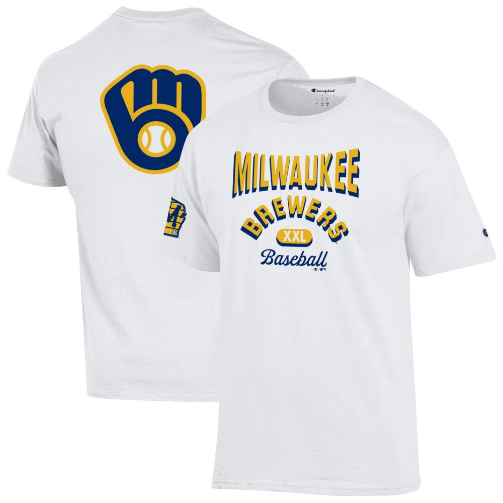 Milwaukee Brewers Champion 3-Hit Jersey T-Shirt - MLB Jerseys