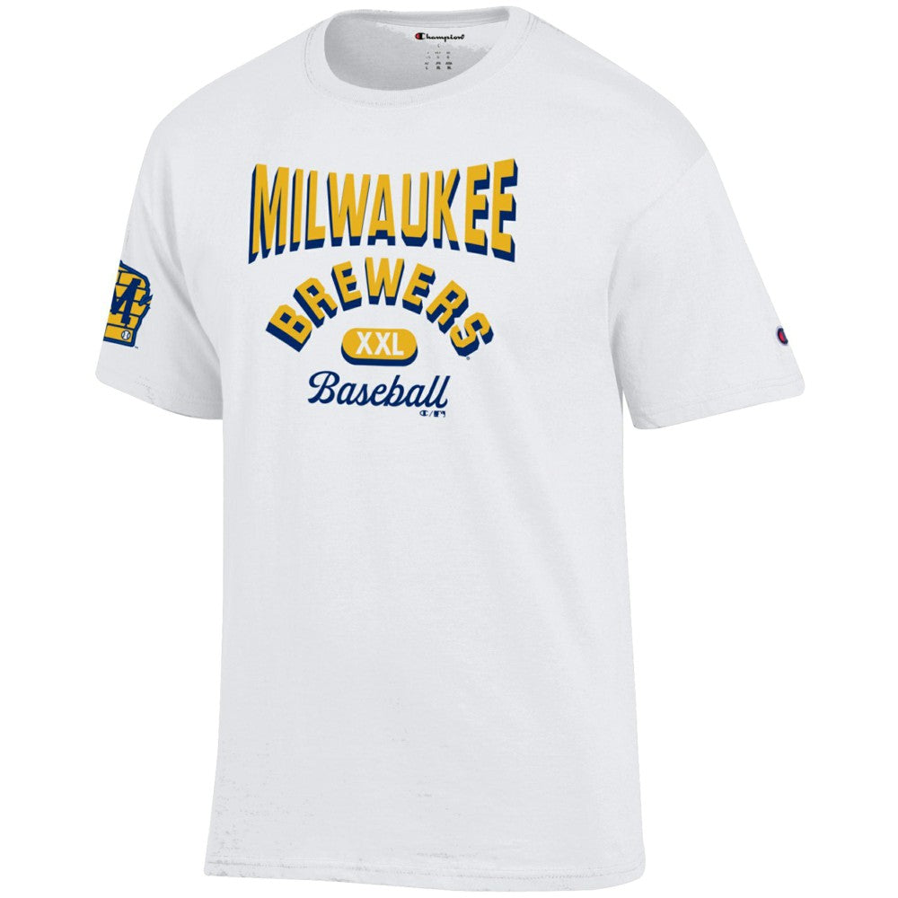 Milwaukee Brewers Champion 3-Hit Jersey T-Shirt - MLB Jerseys