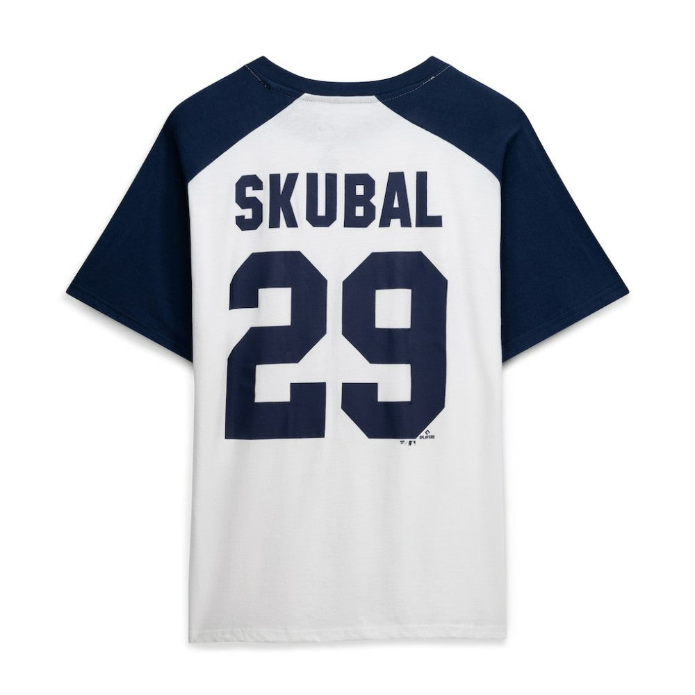 Tarik Skubal Detroit Tigers Profile Women's Plus Size Name & Number Raglan Henley T-Shirt - MLB T-shirts