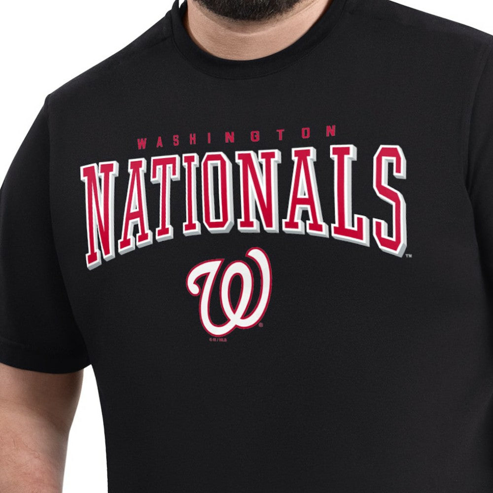 Washington Nationals G-III Sports by Carl Banks Adaptive Classic Team Spirit T-Shirt - MLB T-shirts