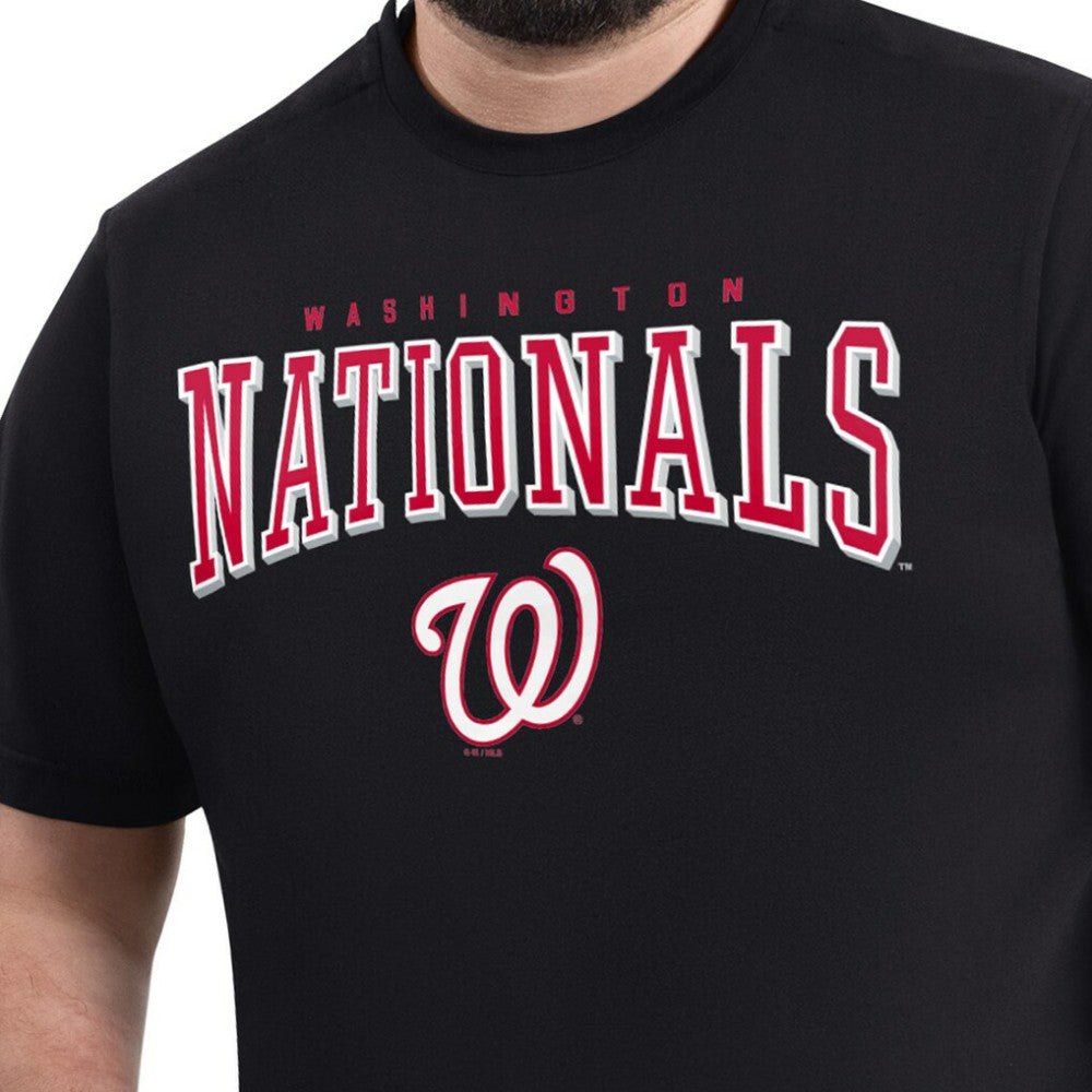 Washington Nationals G-III Sports by Carl Banks Adaptive Classic Team Spirit T-Shirt - MLB T-shirts