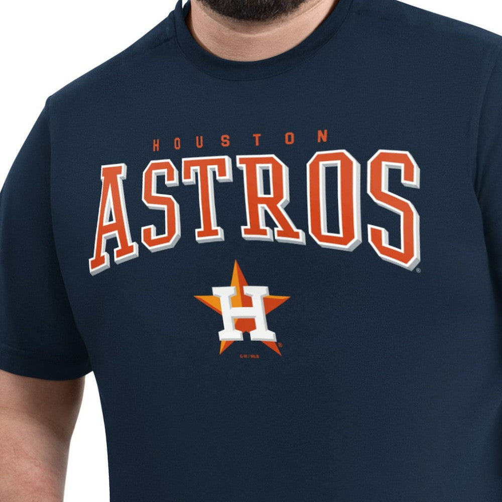 Houston Astros G-III Sports by Carl Banks Adaptive Classic Team Spirit T-Shirt - MLB T-shirts