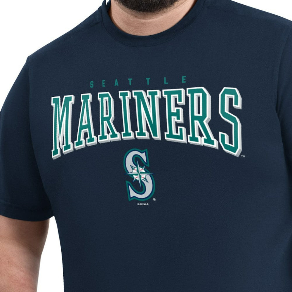 Seattle Mariners G-III Sports by Carl Banks Adaptive Classic Team Spirit T-Shirt - MLB T-shirts
