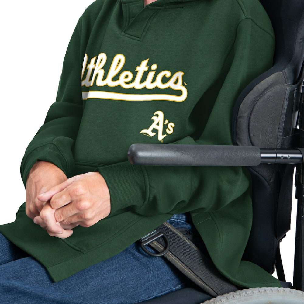 Athletics G-III Sports by Carl Banks Adaptive Lockup Fleece Hoodie - MLB Hoodies