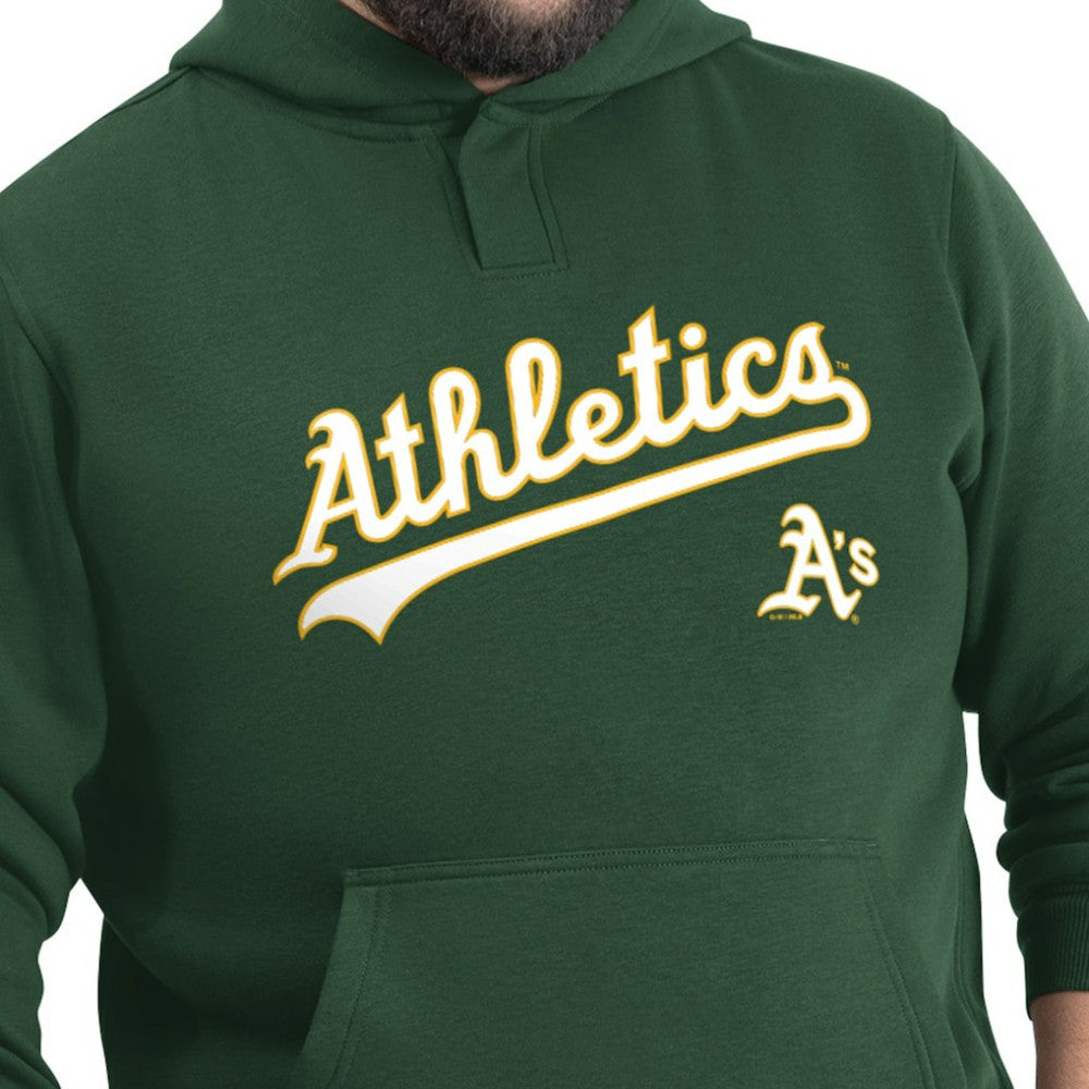 Athletics G-III Sports by Carl Banks Adaptive Lockup Fleece Hoodie - MLB Hoodies