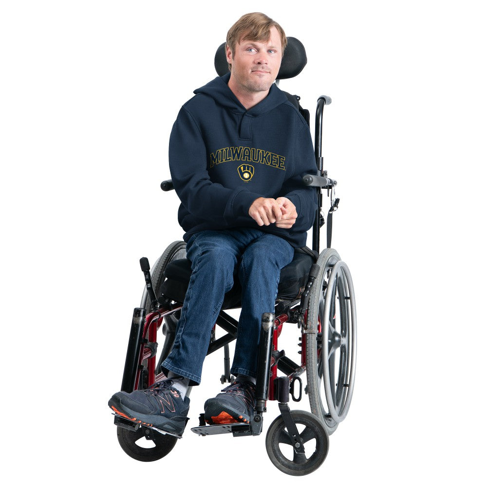 Milwaukee Brewers G-III Sports by Carl Banks Adaptive Lockup Fleece Hoodie - MLB Hoodies