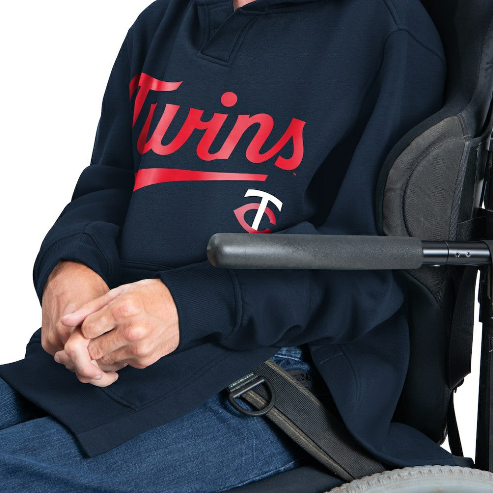 Minnesota Twins G-III Sports by Carl Banks Adaptive Lockup Fleece Hoodie - MLB Hoodies