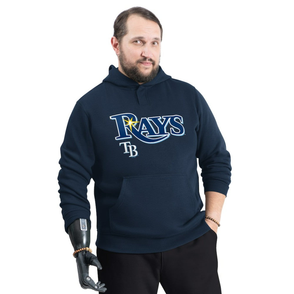 Tampa Bay Rays G-III Sports by Carl Banks Adaptive Lockup Fleece Hoodie - MLB Hoodies