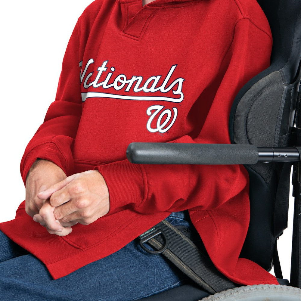 Washington Nationals G-III Sports by Carl Banks Adaptive Lockup Fleece Hoodie - MLB Hoodies
