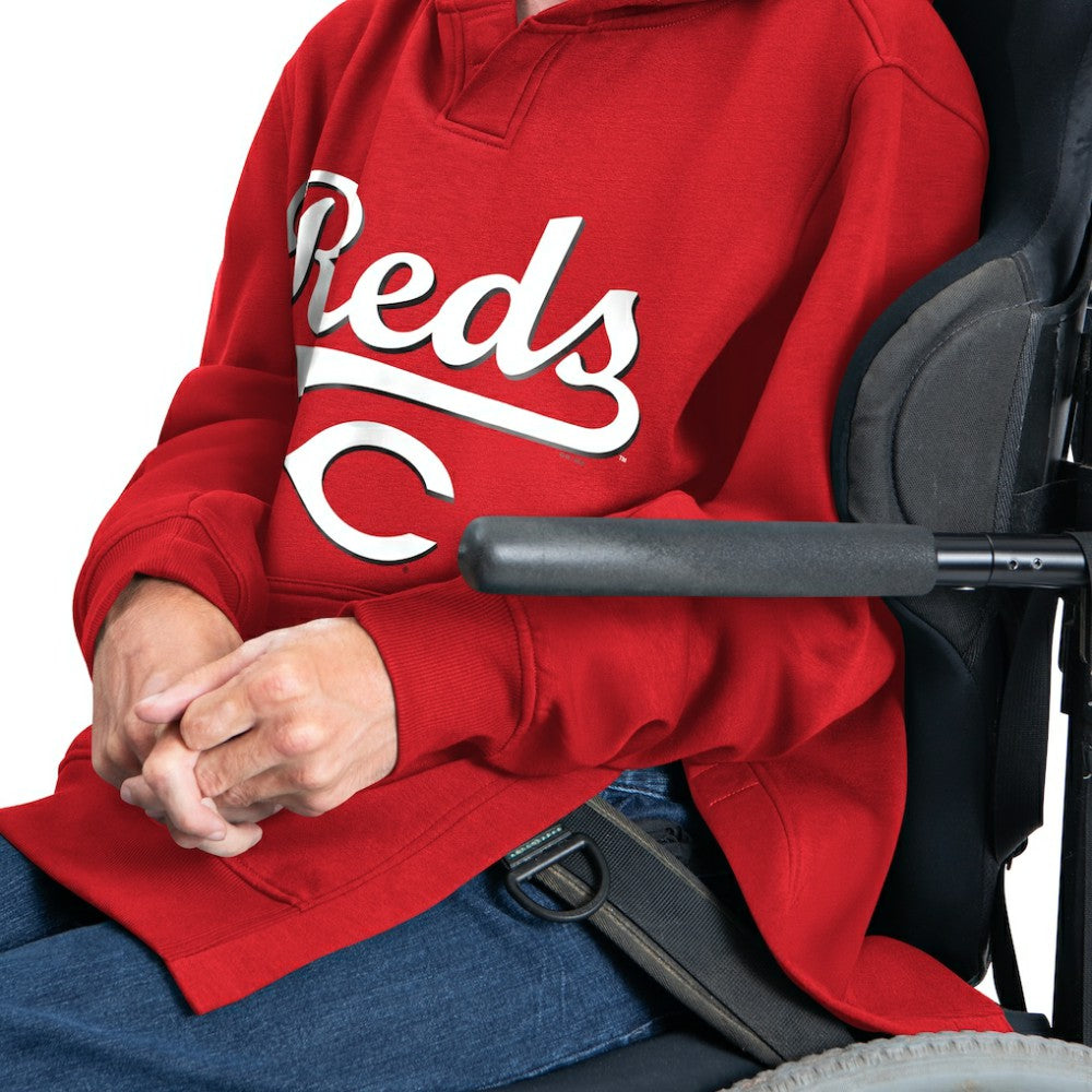 Cincinnati Reds G-III Sports by Carl Banks Adaptive Lockup Fleece Hoodie - MLB Hoodies