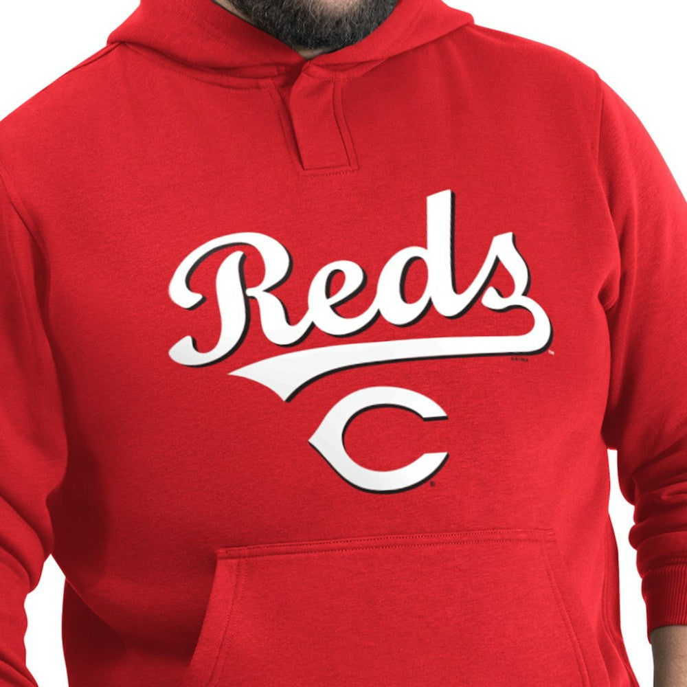Cincinnati Reds G-III Sports by Carl Banks Adaptive Lockup Fleece Hoodie - MLB Hoodies