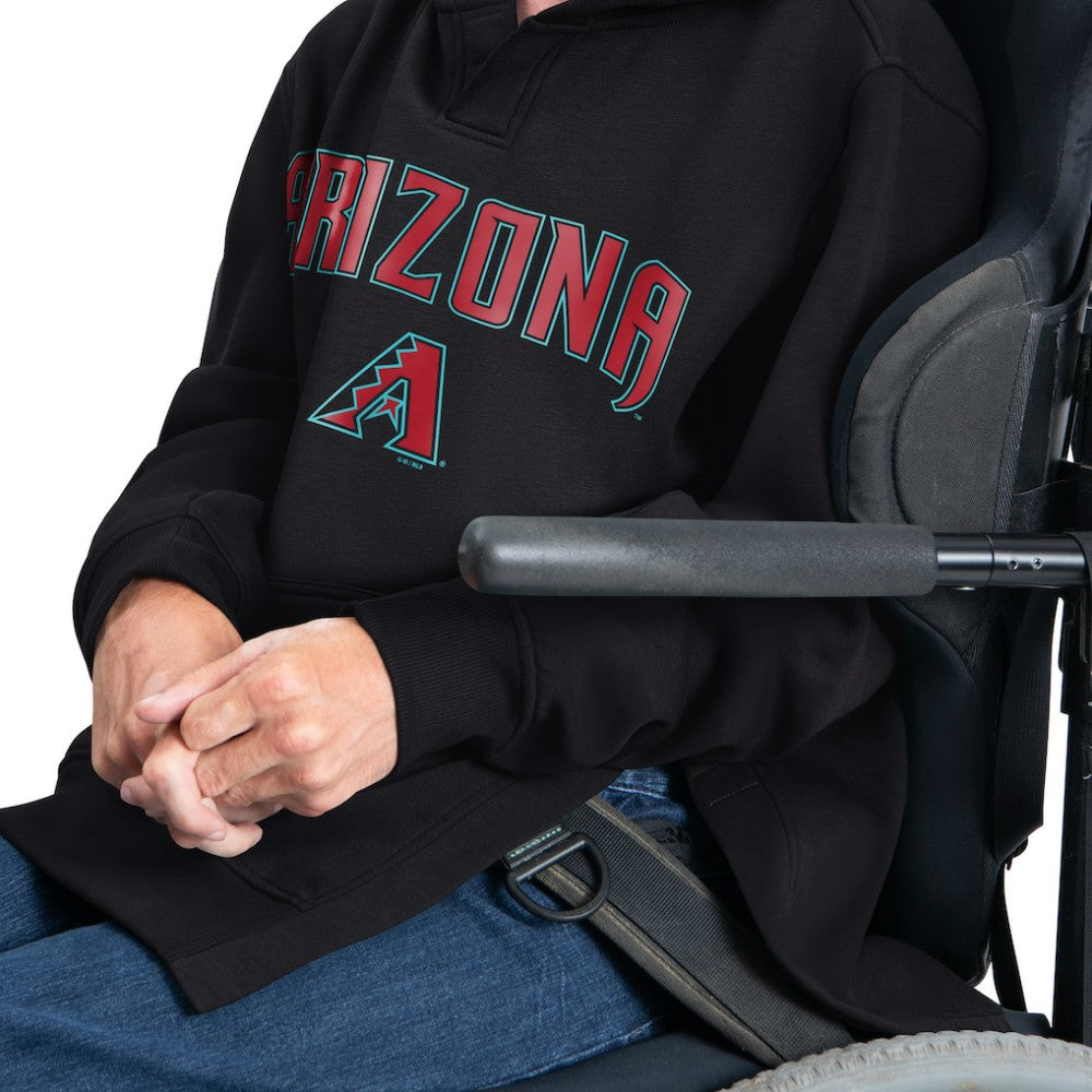 Arizona Diamondbacks G-III Sports by Carl Banks Adaptive Lockup Fleece Hoodie - MLB Hoodies