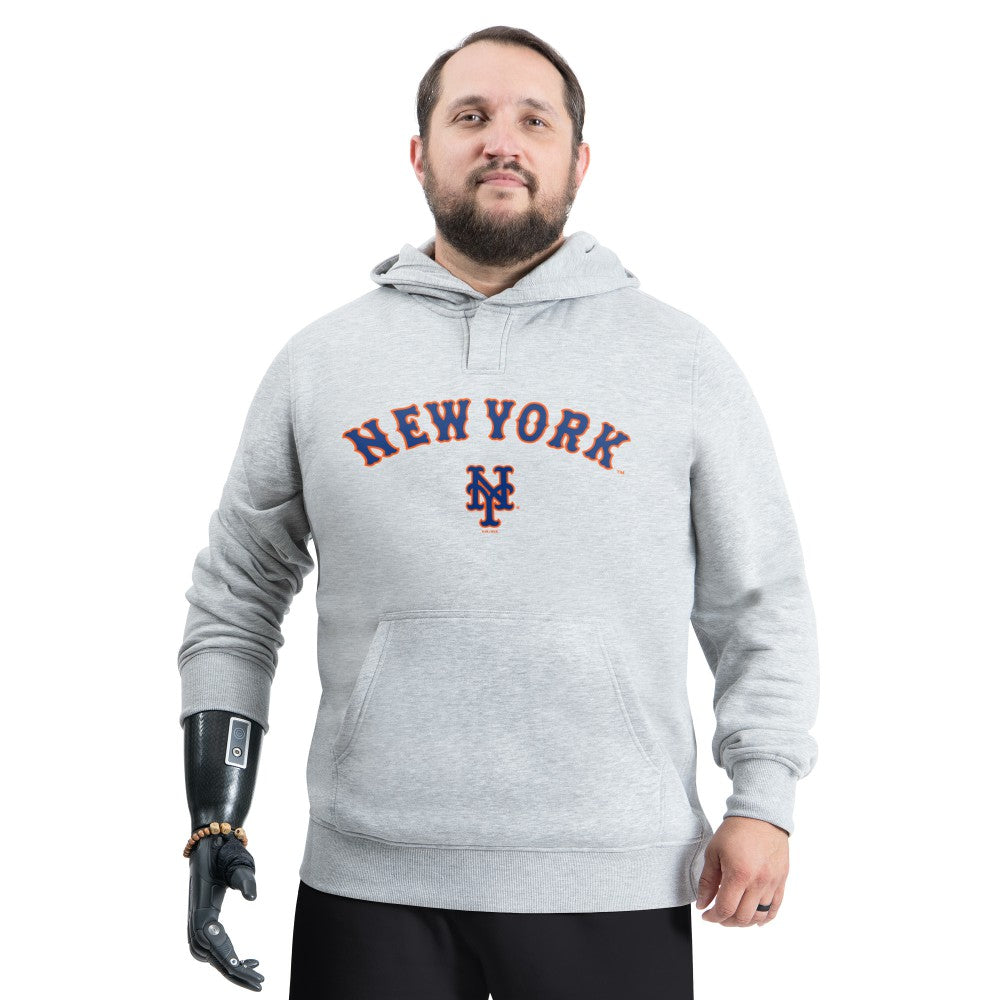 New York Mets G-III Sports by Carl Banks Adaptive Lockup Fleece Hoodie - MLB Hoodies