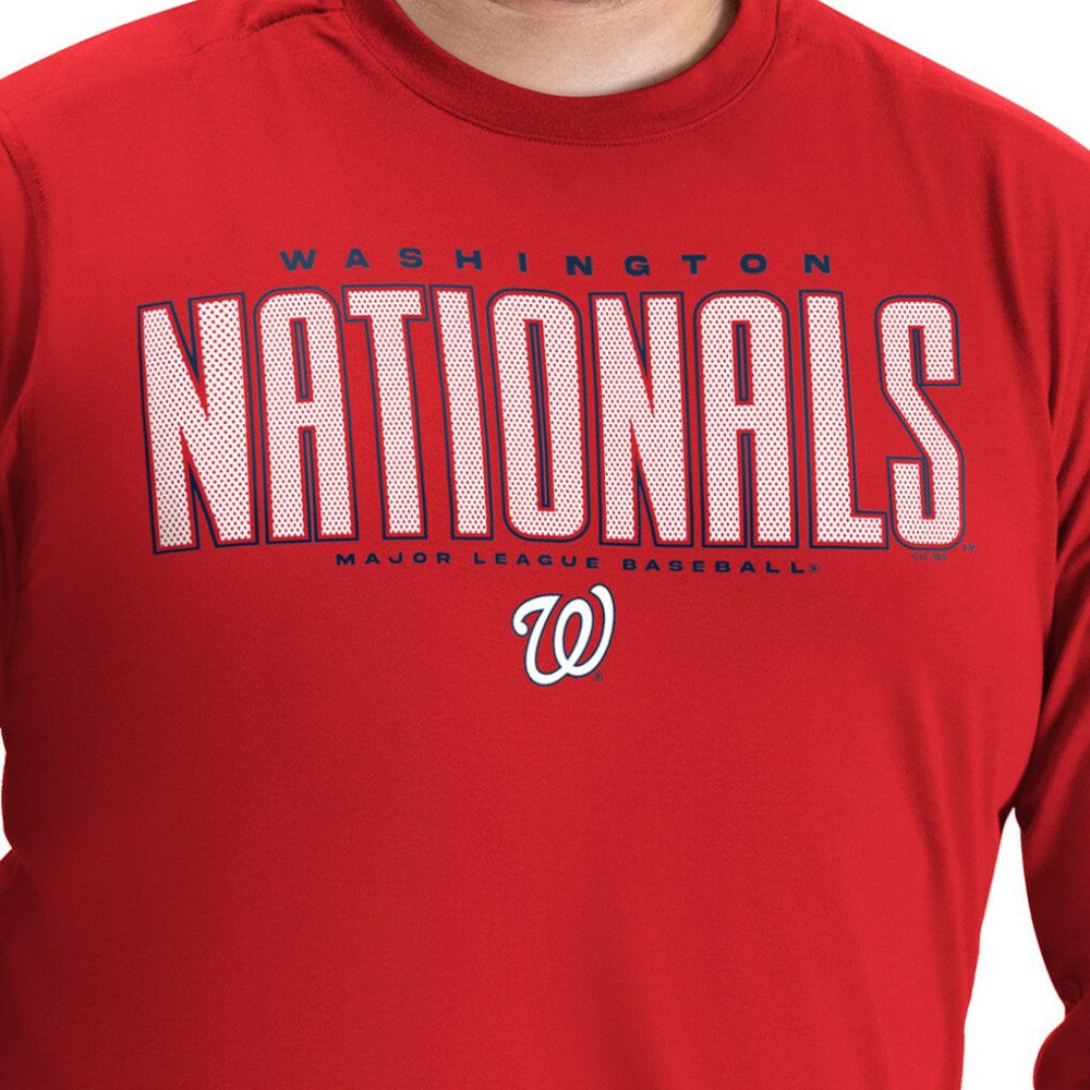 Washington Nationals G-III Sports by Carl Banks Adaptive Long Sleeve T-Shirt - MLB T-shirts