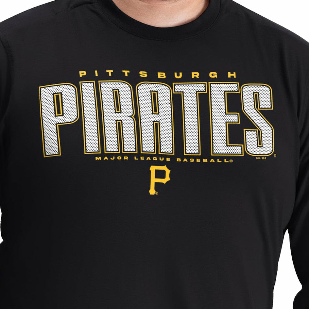 Pittsburgh Pirates G-III Sports by Carl Banks Adaptive Long Sleeve T-Shirt - MLB T-shirts