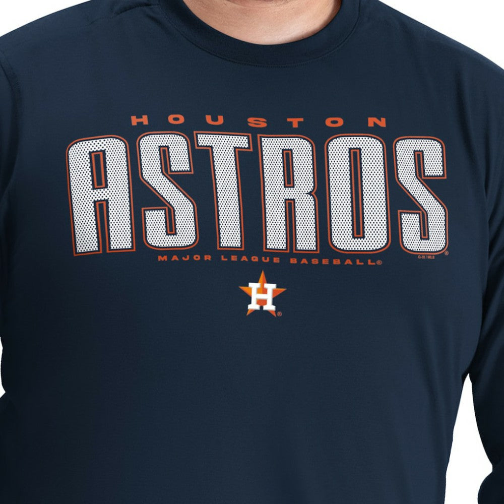 Houston Astros G-III Sports by Carl Banks Adaptive Long Sleeve T-Shirt - MLB T-shirts