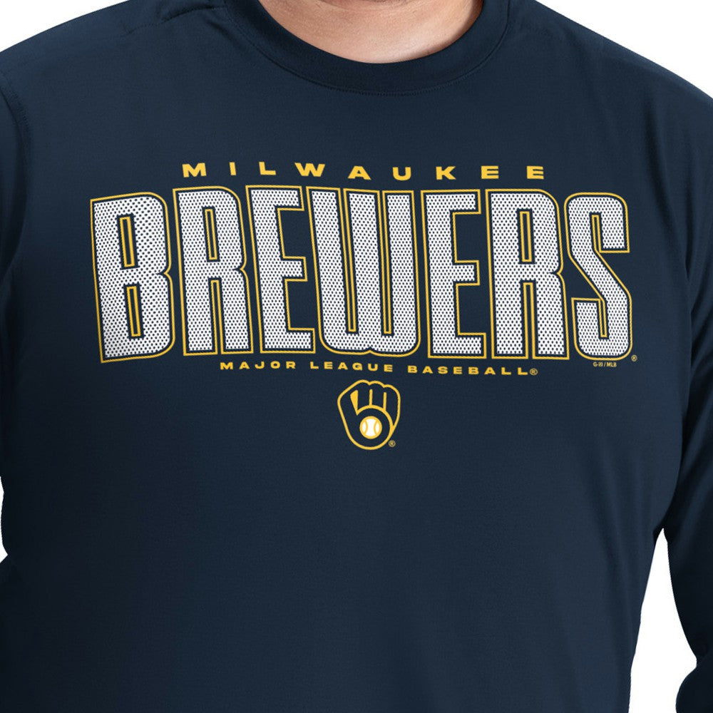 Milwaukee Brewers G-III Sports by Carl Banks Adaptive Long Sleeve T-Shirt - MLB T-shirts