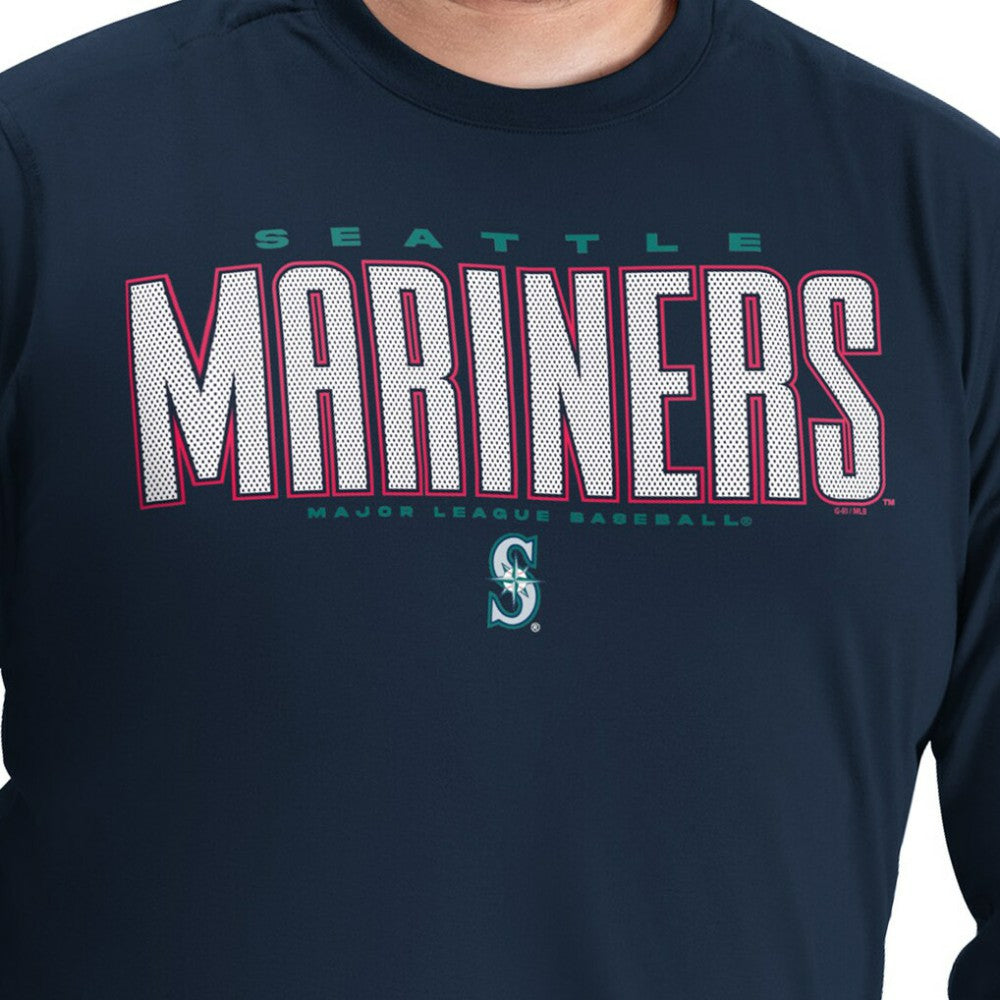 Seattle Mariners G-III Sports by Carl Banks Adaptive Long Sleeve T-Shirt - MLB T-shirts