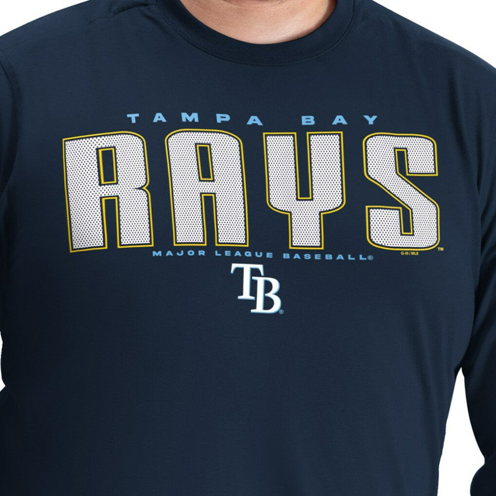 Tampa Bay Rays G-III Sports by Carl Banks Adaptive Long Sleeve T-Shirt - MLB T-shirts