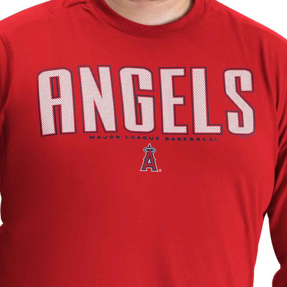 Los Angeles Angels G-III Sports by Carl Banks Adaptive Long Sleeve T-Shirt - MLB T-shirts