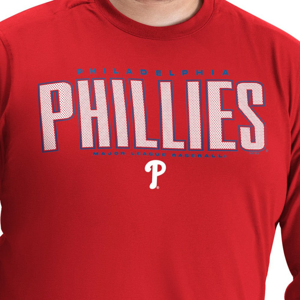 Philadelphia Phillies G-III Sports by Carl Banks Adaptive Long Sleeve T-Shirt - MLB T-shirts