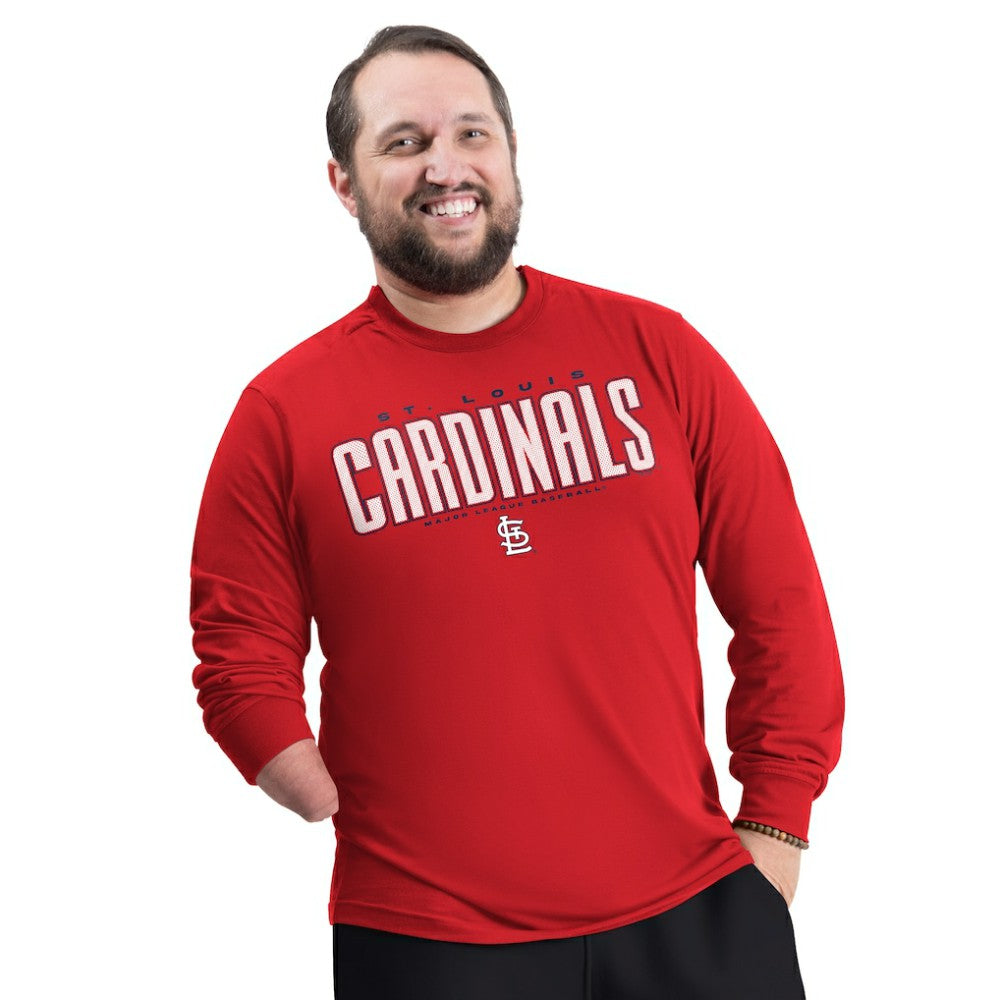St. Louis Cardinals G-III Sports by Carl Banks Adaptive Long Sleeve T-Shirt - MLB T-shirts