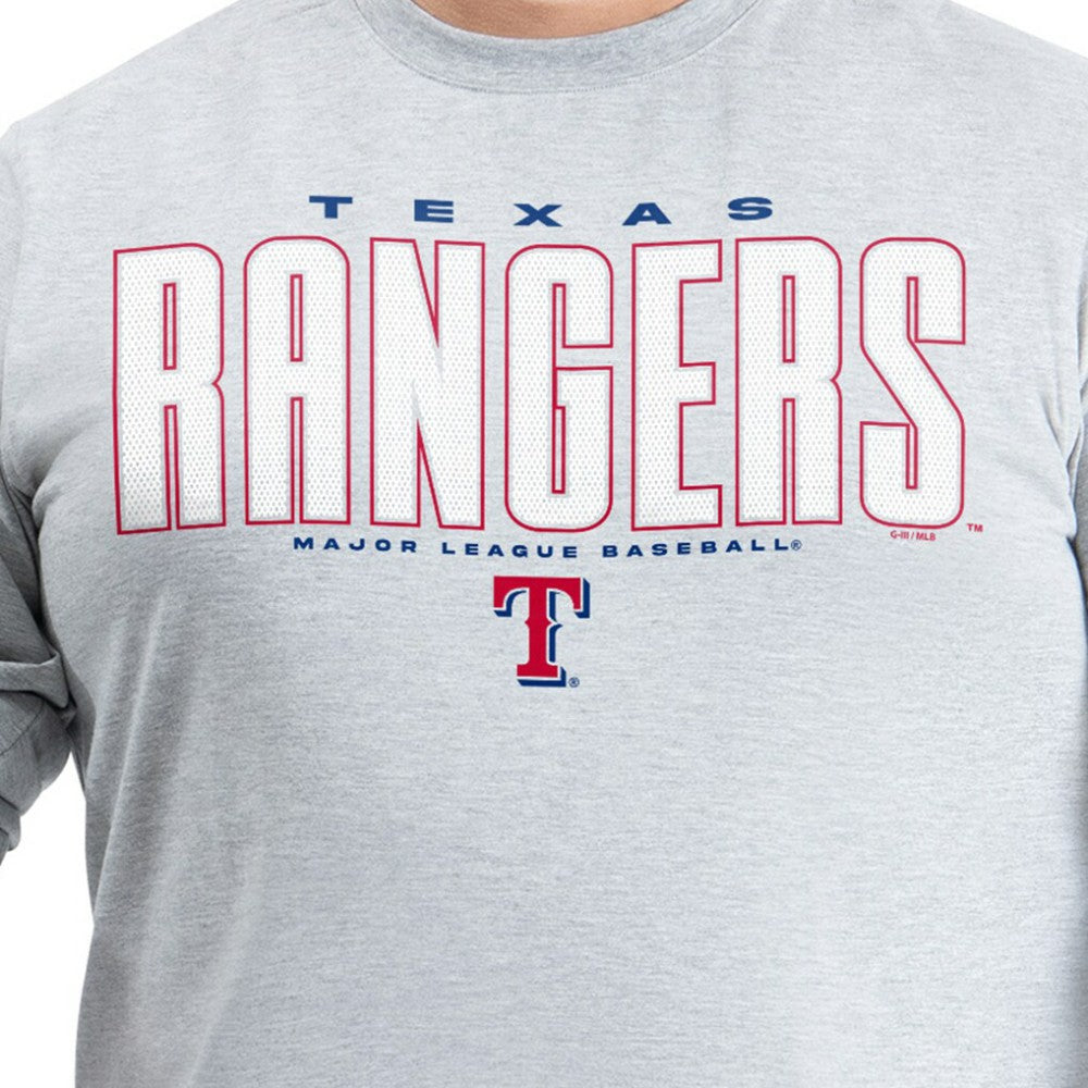 Texas Rangers G-III Sports by Carl Banks Adaptive Long Sleeve T-Shirt - MLB T-shirts