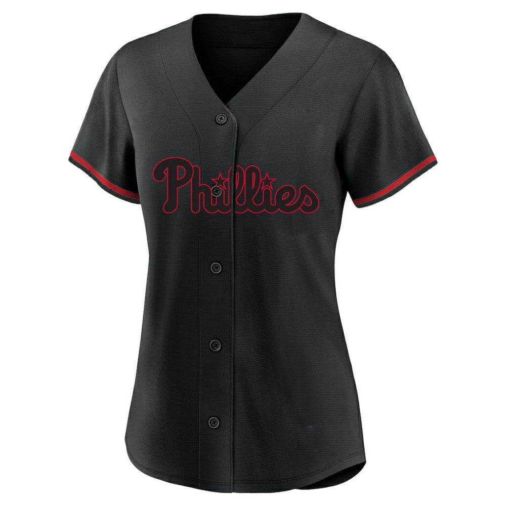 Bryce Harper Philadelphia Phillies Profile Women's Plus Size Player Name & Number Fashion Jersey - MLB Jerseys