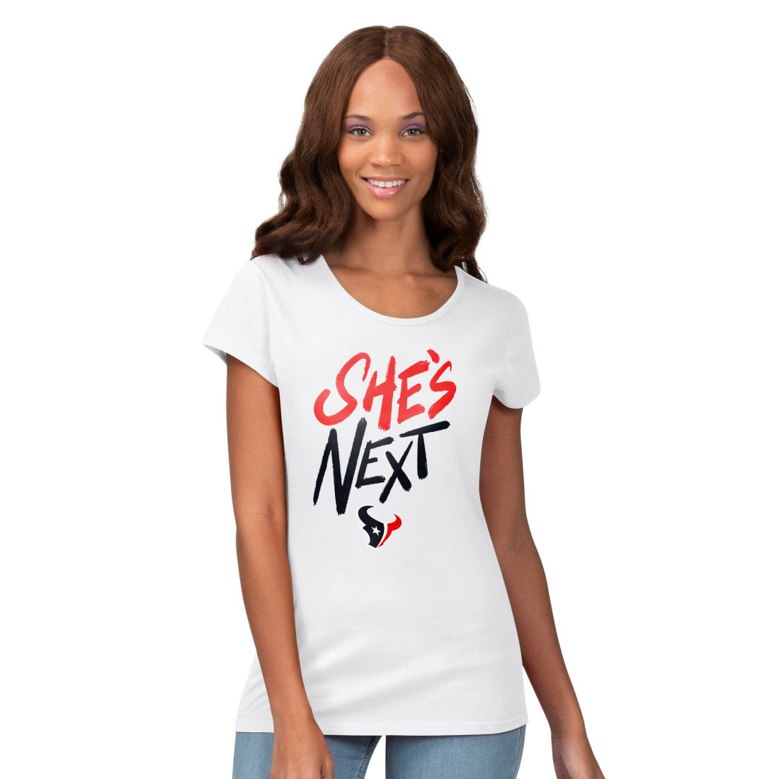 Houston Texans G-III 4Her by Carl Banks Women's She's Next Endzone T-Shirt | NFL New