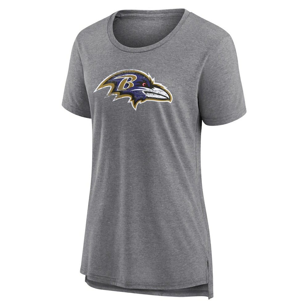 Baltimore Ravens Women's Heritage Custom Name & Number Tri-Blend T-Shirt | NFL Near me