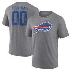 Buffalo Bills Heritage Custom Name & Number Tri-Blend T-Shirt | NFL US