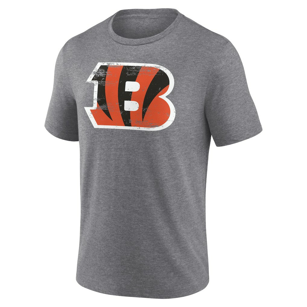Cincinnati Bengals Heritage Custom Name & Number Tri-Blend T-Shirt | NFL Discount