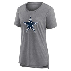 Dallas Cowboys Women's Heritage Custom Name & Number Tri-Blend T-Shirt | NFL New