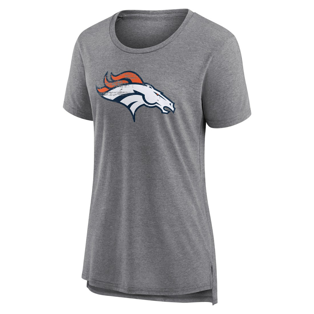 Denver Broncos Women's Heritage Custom Name & Number Tri-Blend T-Shirt | NFL Sale